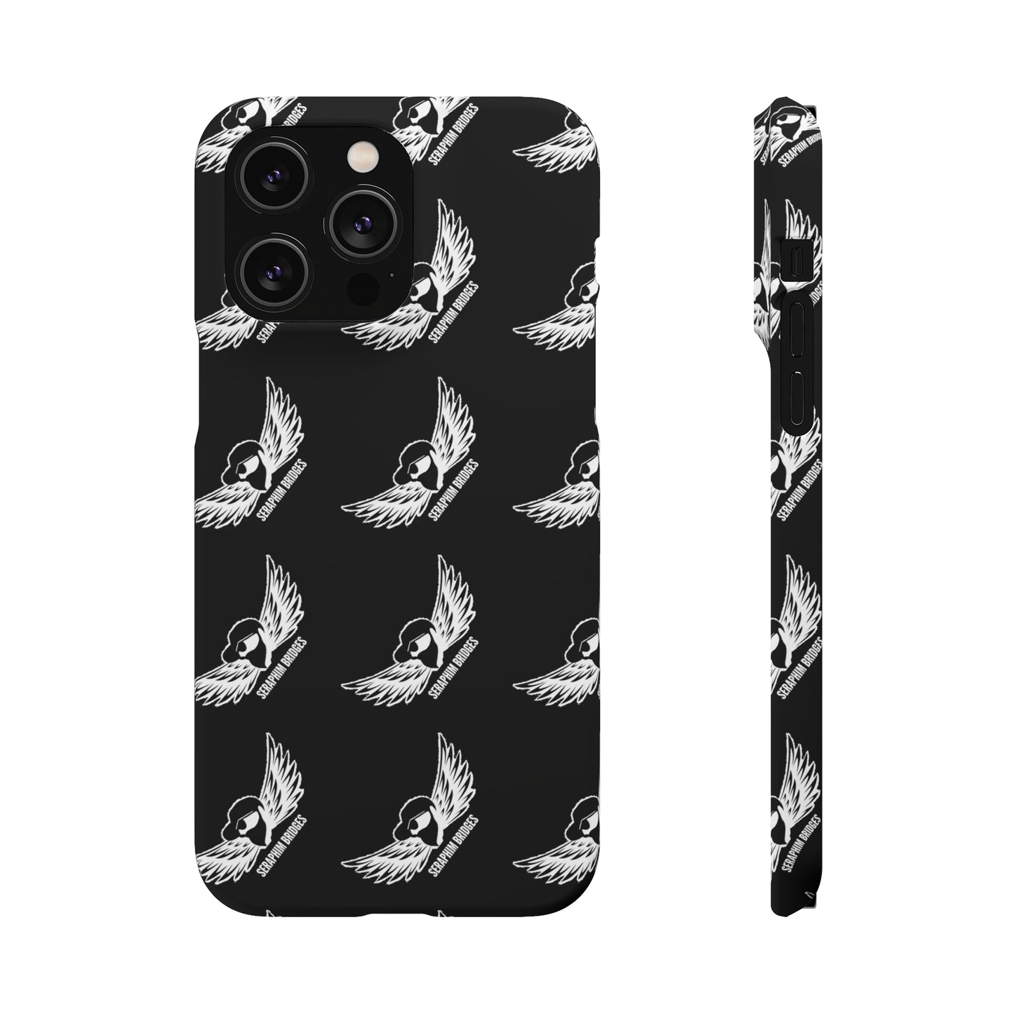 Seraphim Phone Snap Case Pattern Black