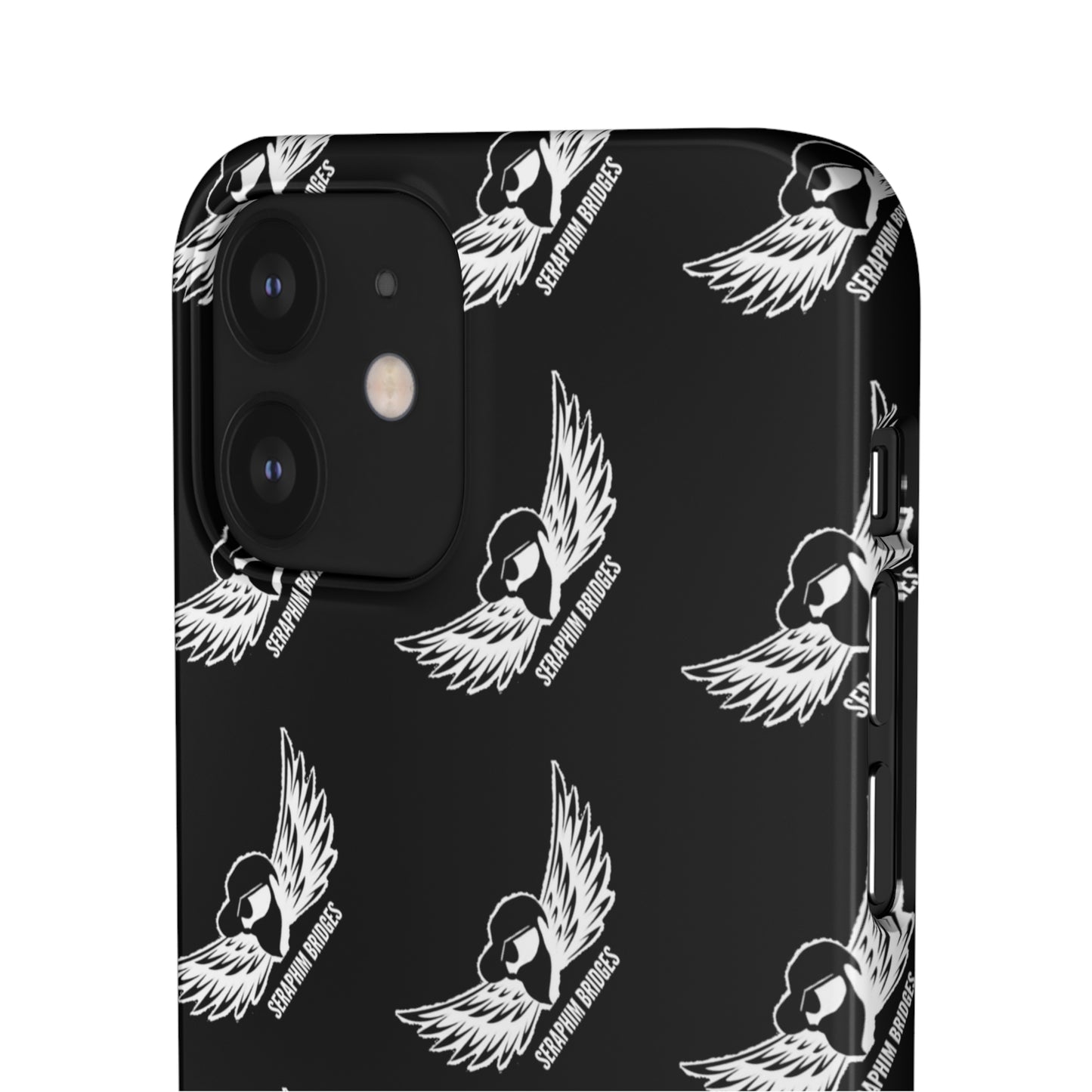 Seraphim Phone Snap Case Pattern Black