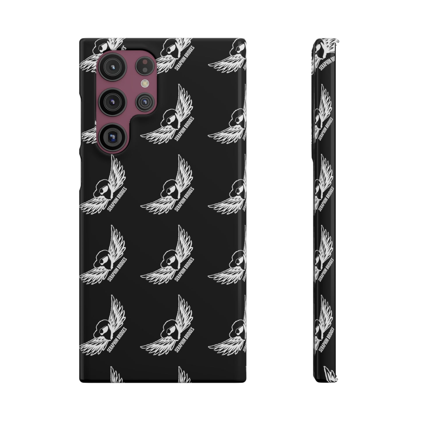 Seraphim Phone Snap Case Pattern Black