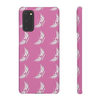 Seraphim Bridges White Snap Cases Pattern Pink