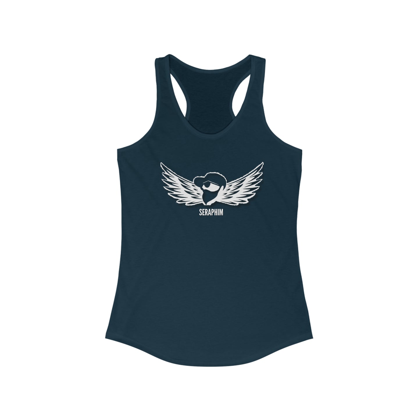 Women's Ideal Racerback Tank White Design