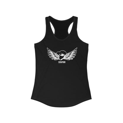 Women's Ideal Racerback Tank White Design