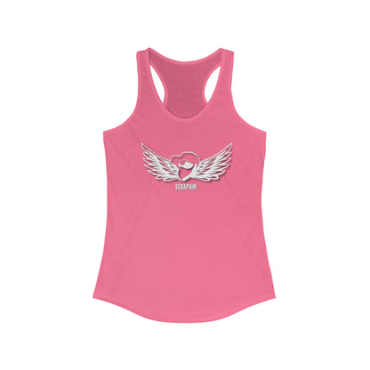 Women's Ideal Racerback Tank White Design