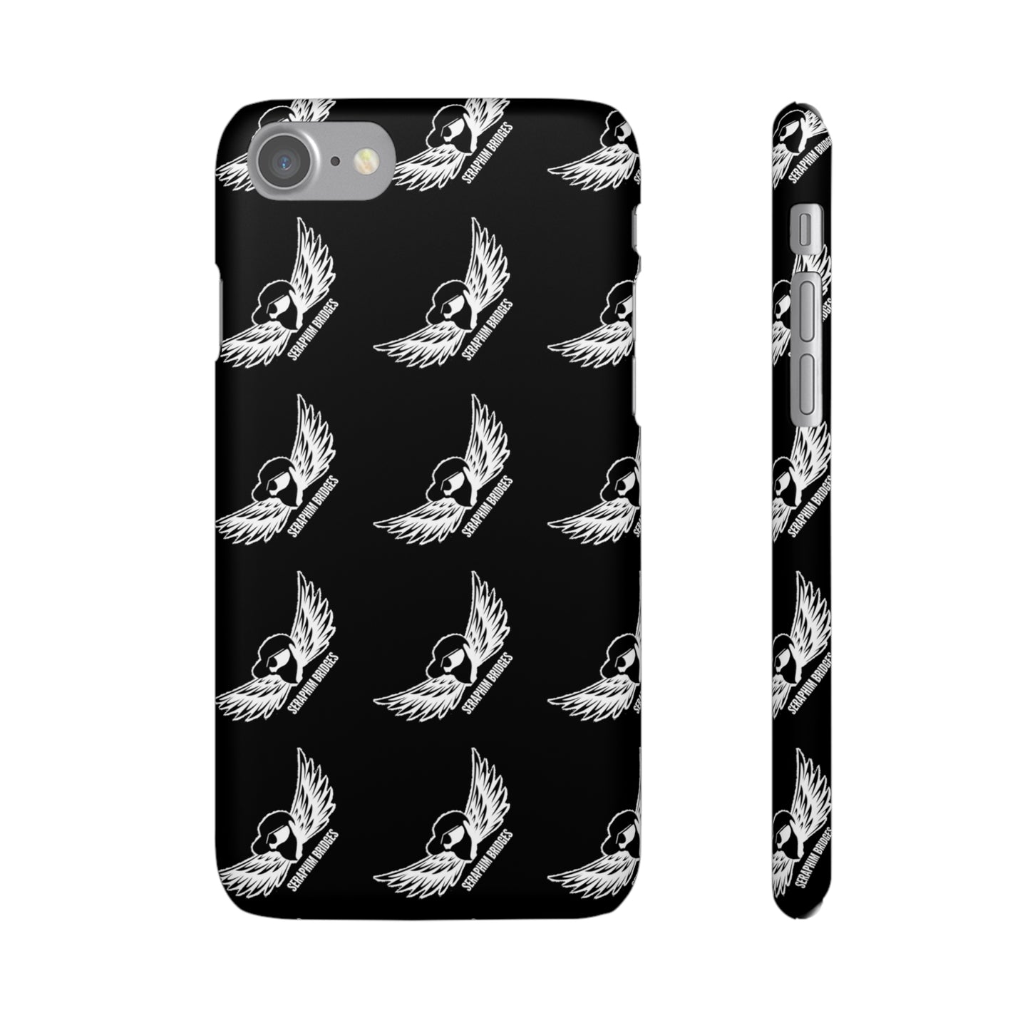 Seraphim Phone Snap Case Pattern Black