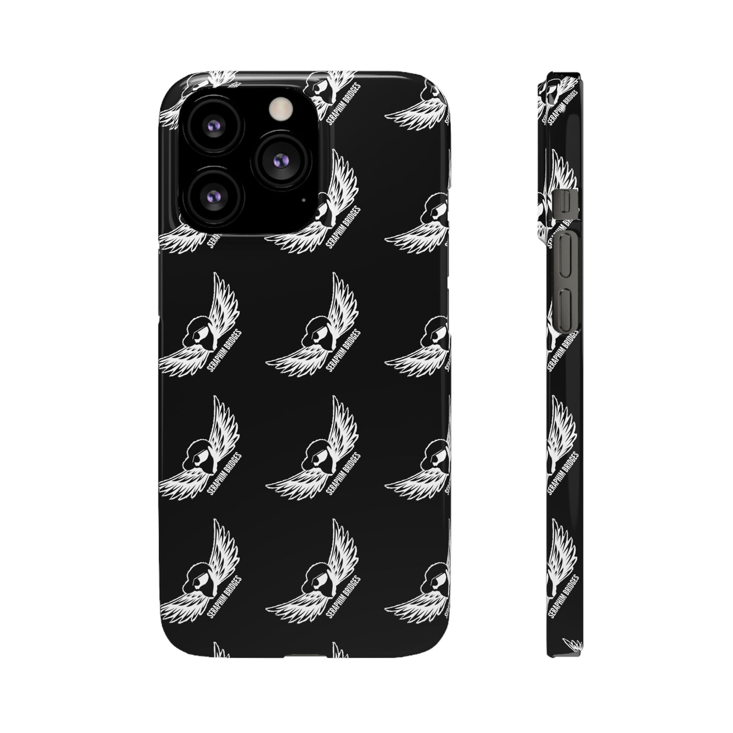 Seraphim Phone Snap Case Pattern Black