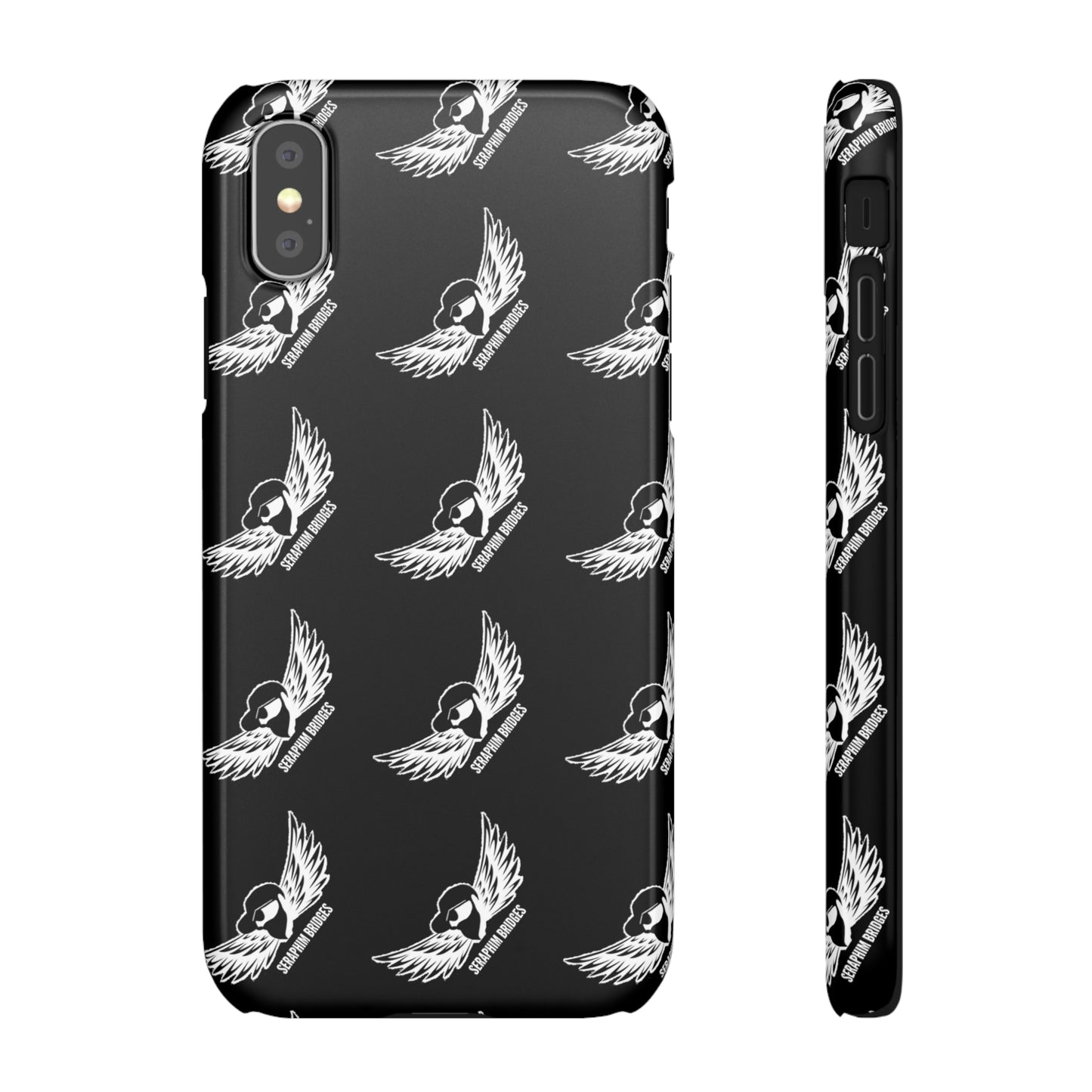 Seraphim Phone Snap Case Pattern Black