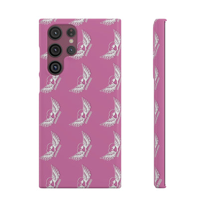 Seraphim Bridges White Snap Cases Pattern Pink