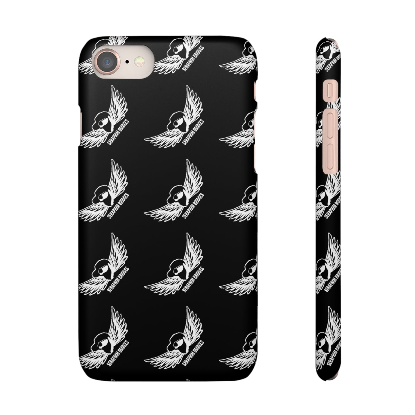 Seraphim Phone Snap Case Pattern Black