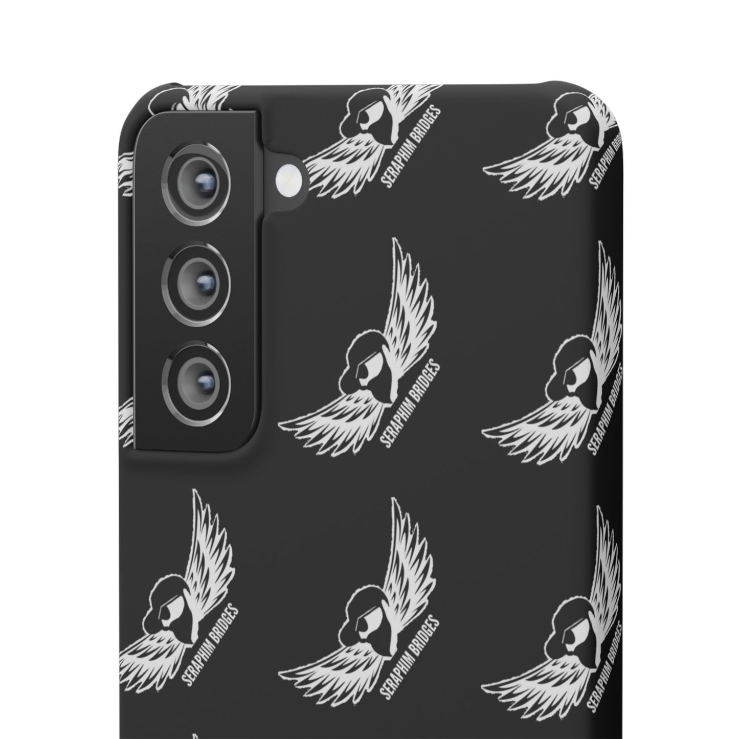 Seraphim Phone Snap Case Pattern Black