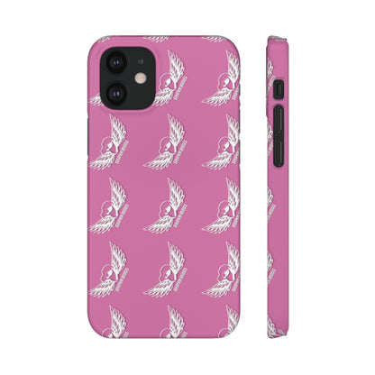 Seraphim Bridges White Snap Cases Pattern Pink