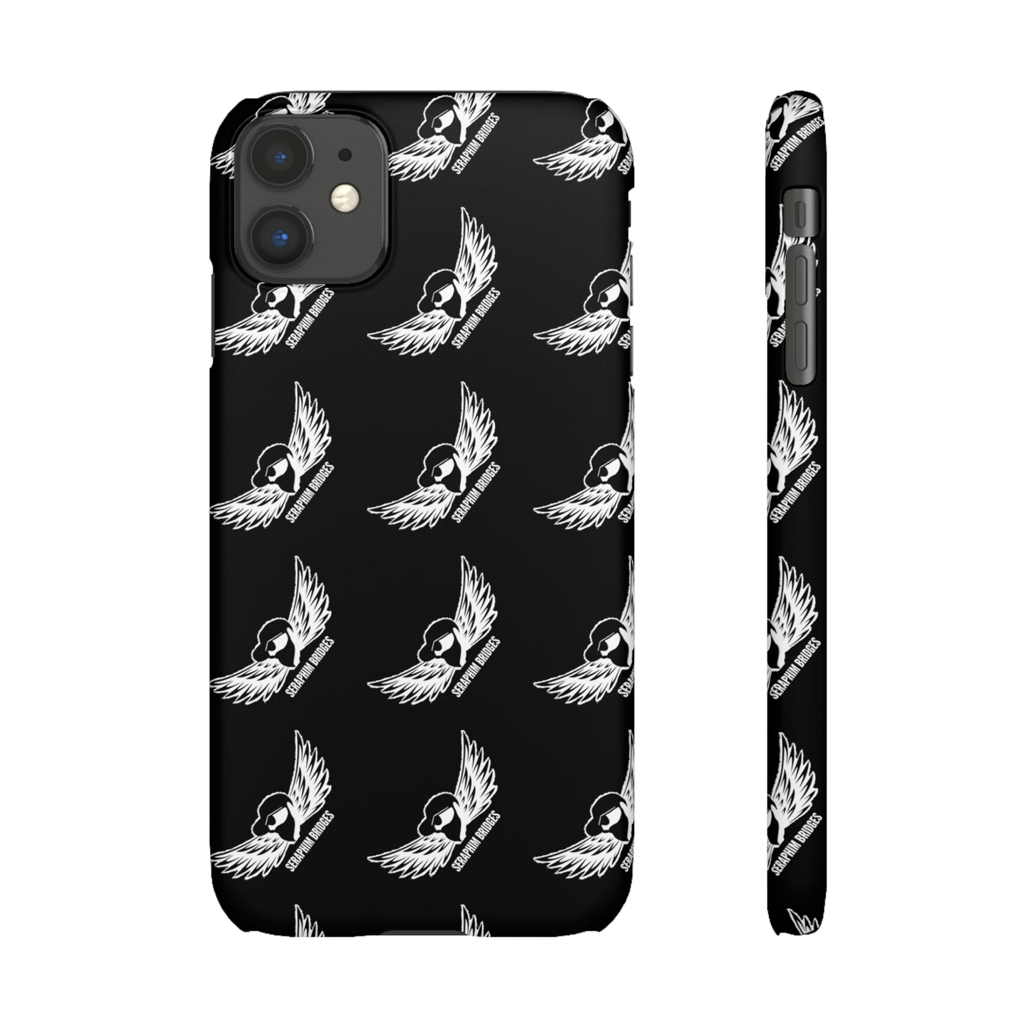 Seraphim Phone Snap Case Pattern Black