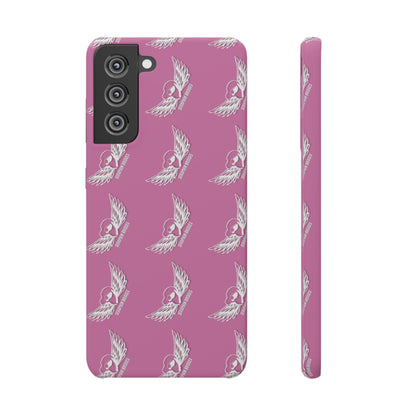 Seraphim Bridges White Snap Cases Pattern Pink