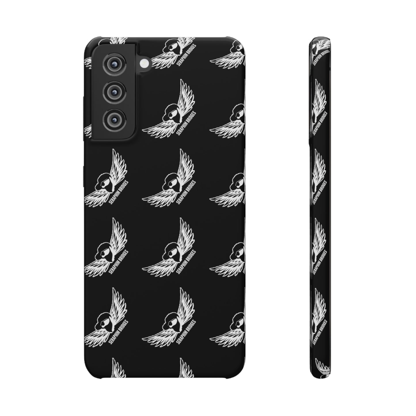 Seraphim Phone Snap Case Pattern Black