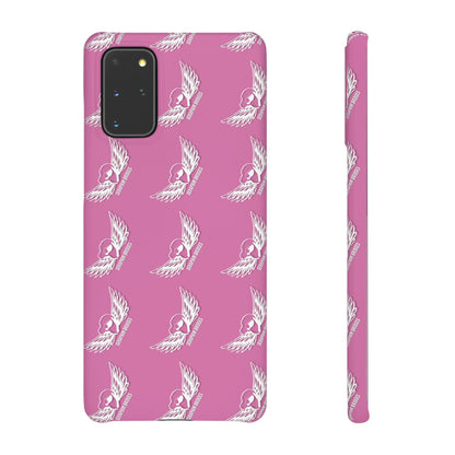 Seraphim Bridges White Snap Cases Pattern Pink