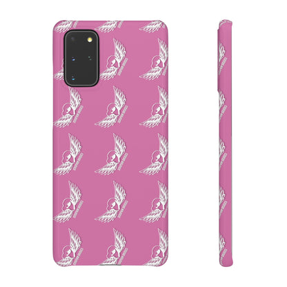 Seraphim Bridges White Snap Cases Pattern Pink