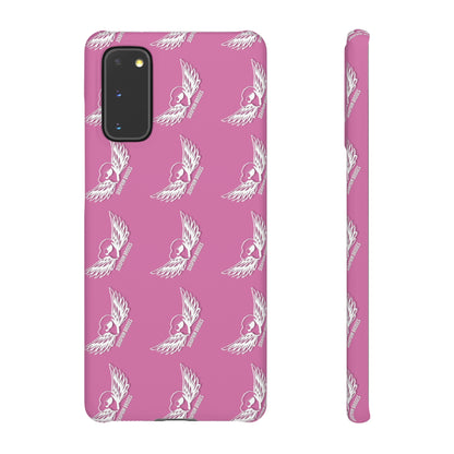 Seraphim Bridges White Snap Cases Pattern Pink