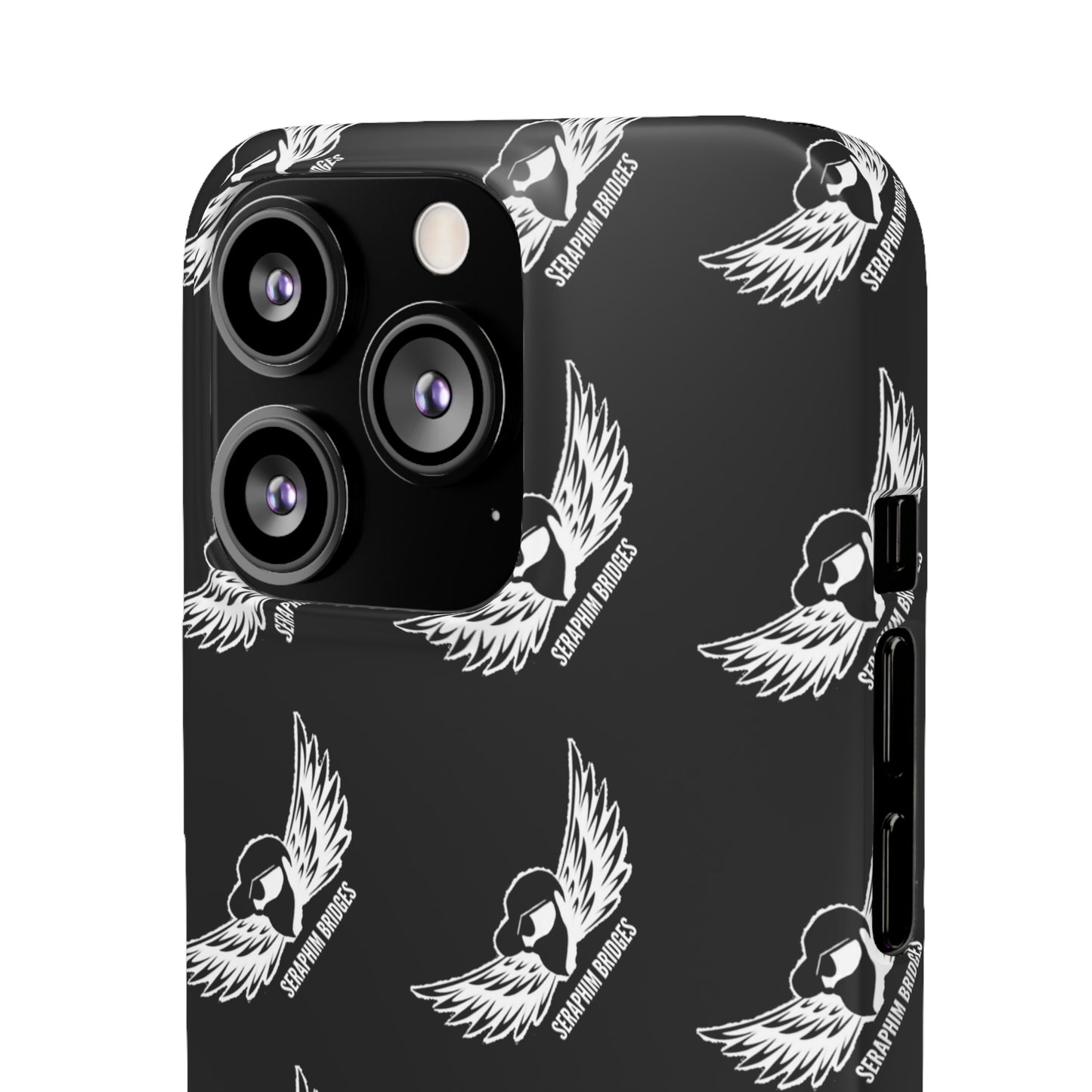 Seraphim Phone Snap Case Pattern Black