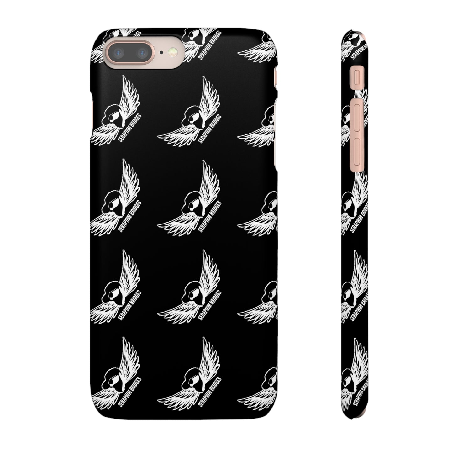 Seraphim Phone Snap Case Pattern Black