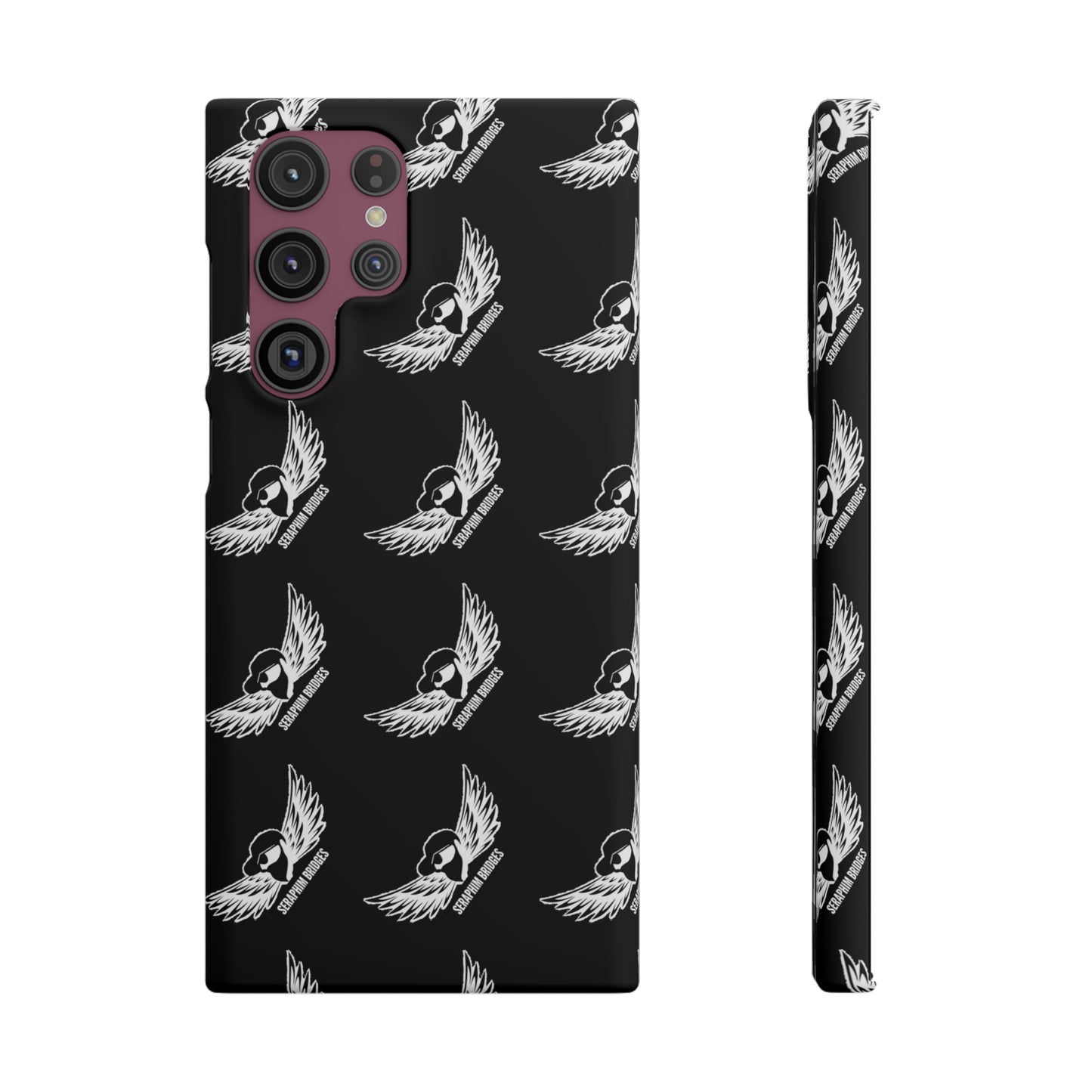 Seraphim Phone Snap Case Pattern Black