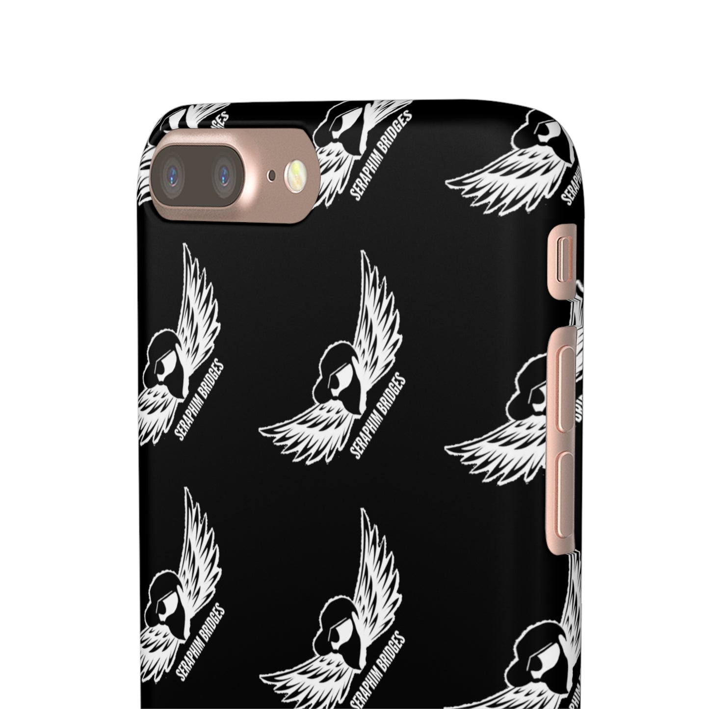 Seraphim Phone Snap Case Pattern Black