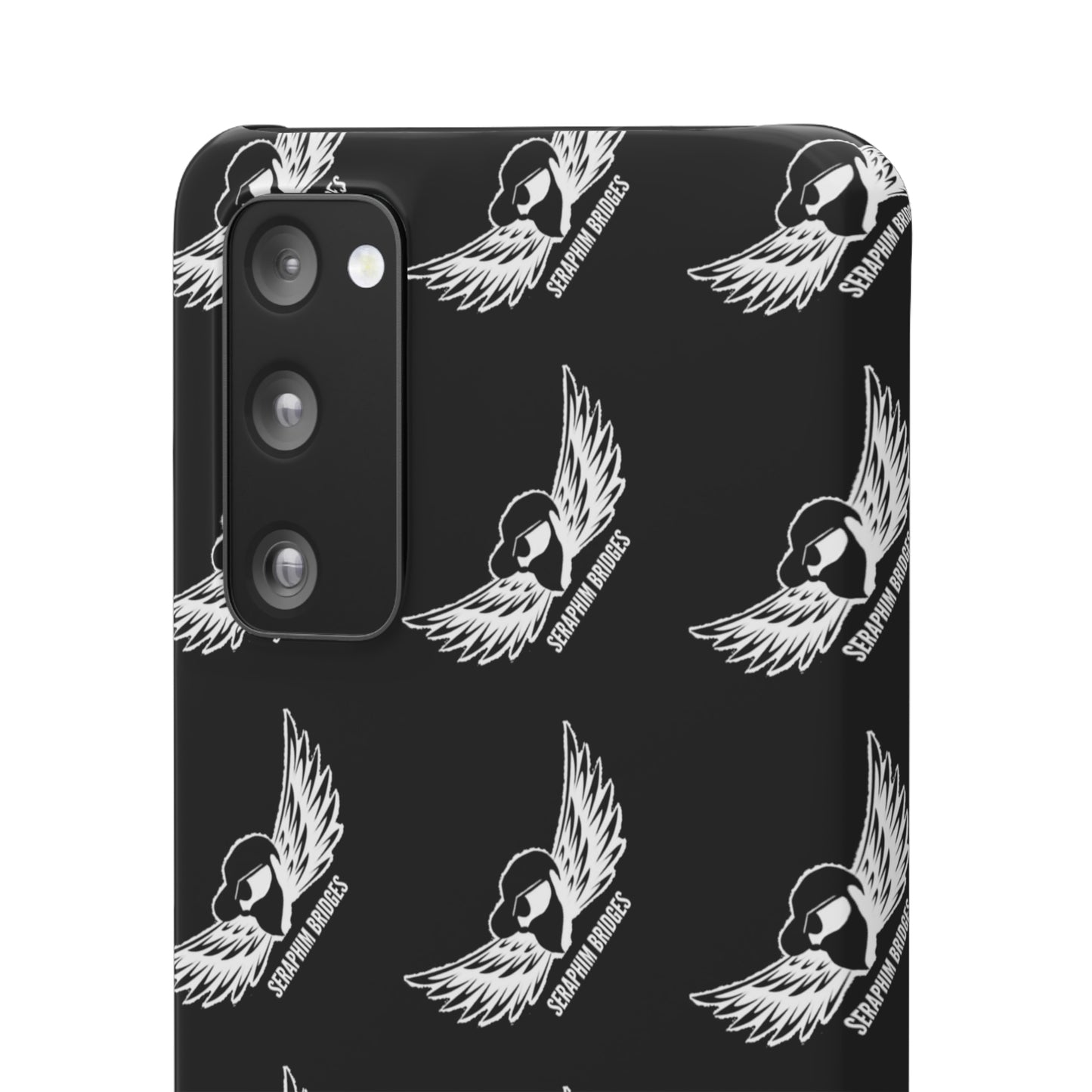 Seraphim Phone Snap Case Pattern Black