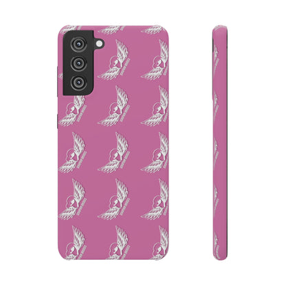 Seraphim Bridges White Snap Cases Pattern Pink