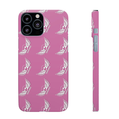 Seraphim Bridges White Snap Cases Pattern Pink