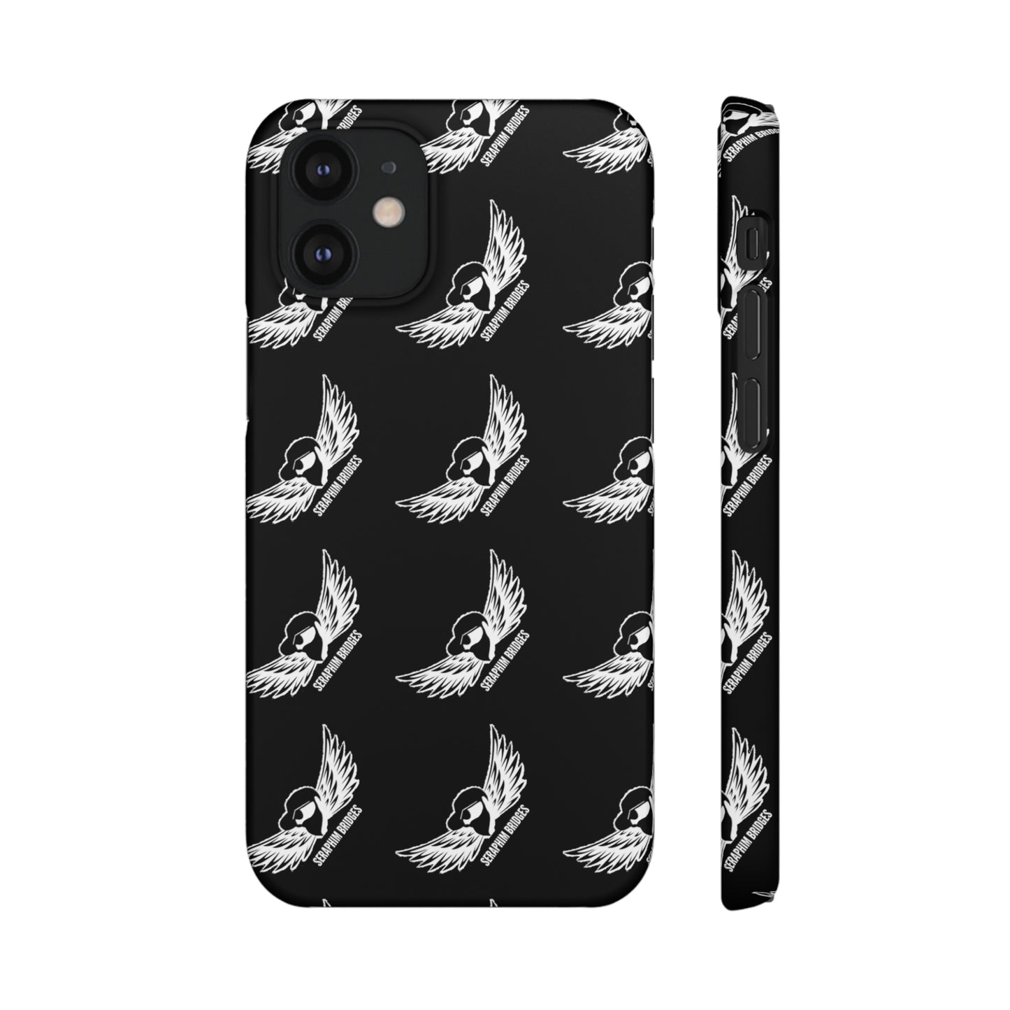 Seraphim Phone Snap Case Pattern Black