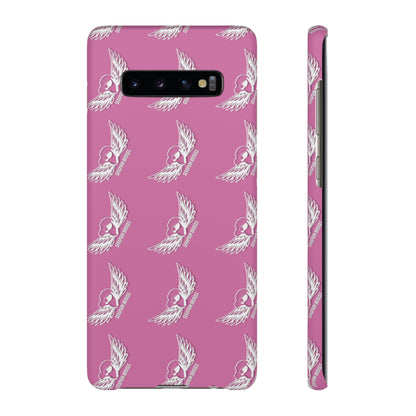 Seraphim Bridges White Snap Cases Pattern Pink