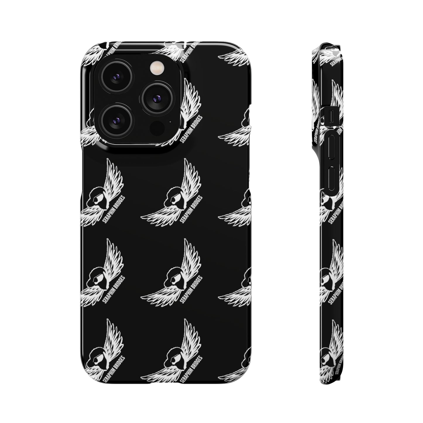 Seraphim Phone Snap Case Pattern Black