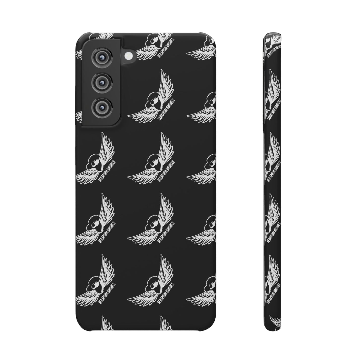 Seraphim Phone Snap Case Pattern Black