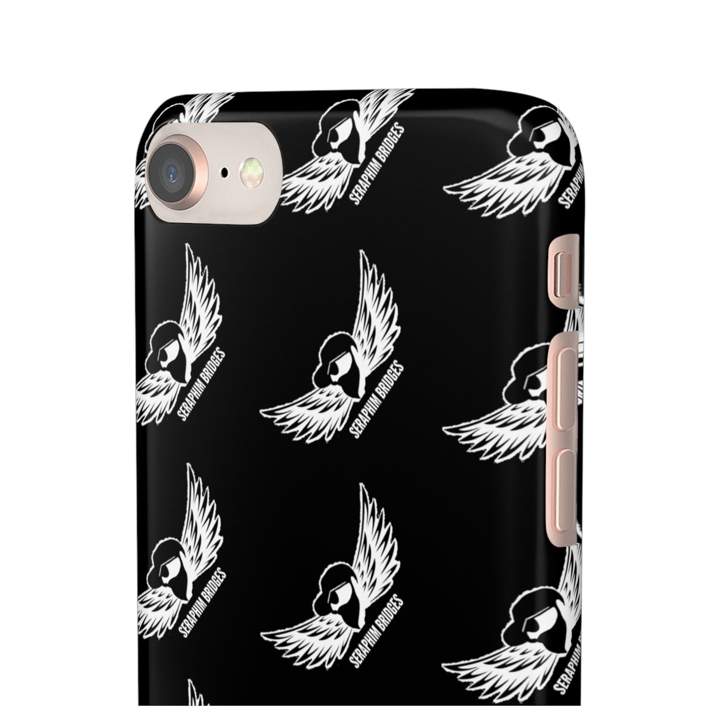 Seraphim Phone Snap Case Pattern Black