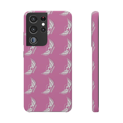 Seraphim Bridges White Snap Cases Pattern Pink