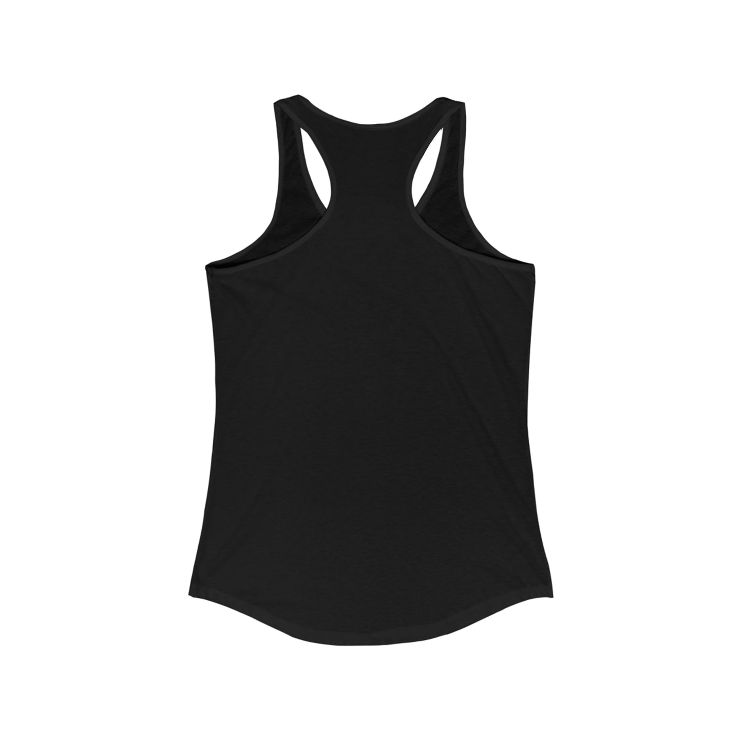 Women's Ideal Racerback Tank White Design