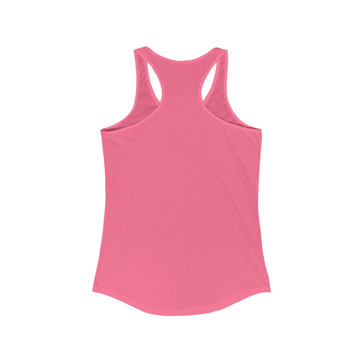 Women's Ideal Racerback Tank White Design