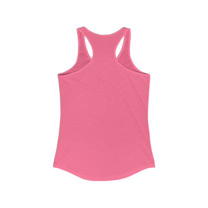 Women's Ideal Racerback Tank White Design