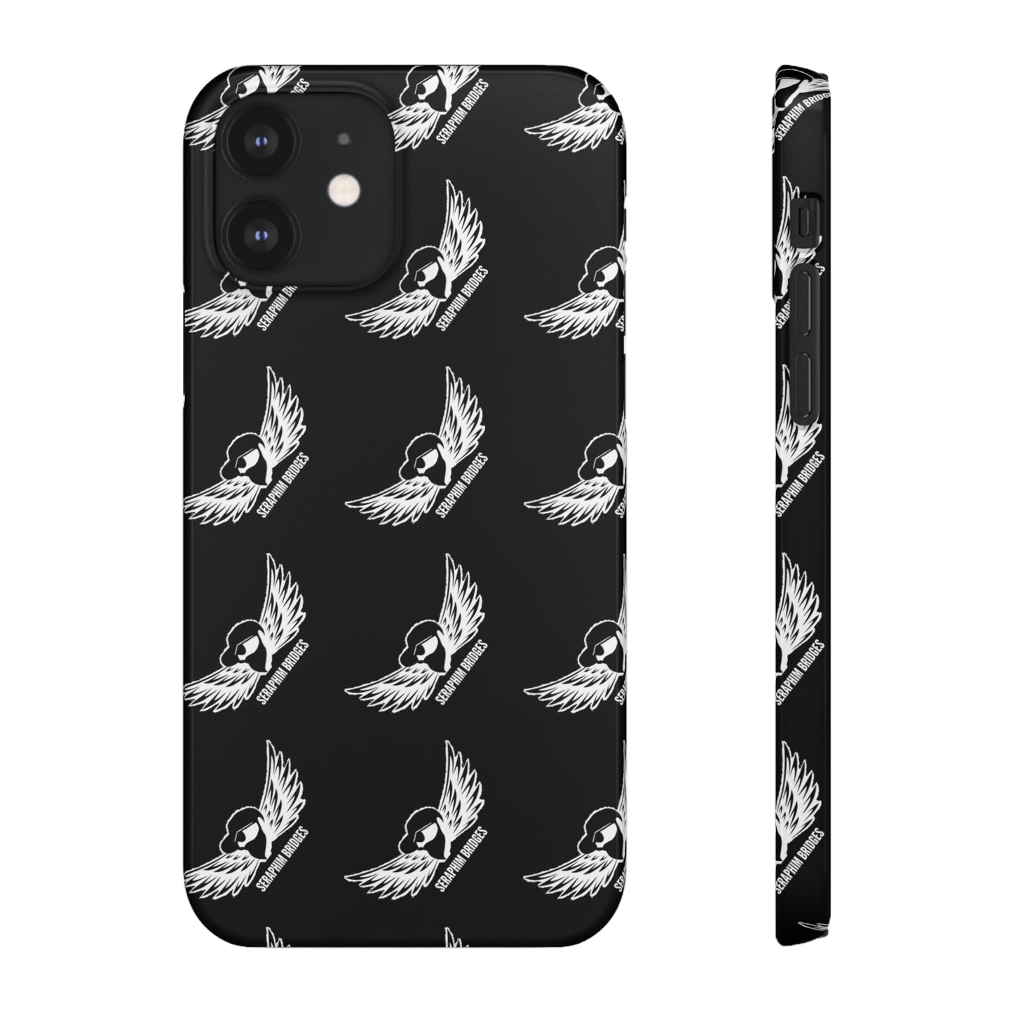 Seraphim Phone Snap Case Pattern Black