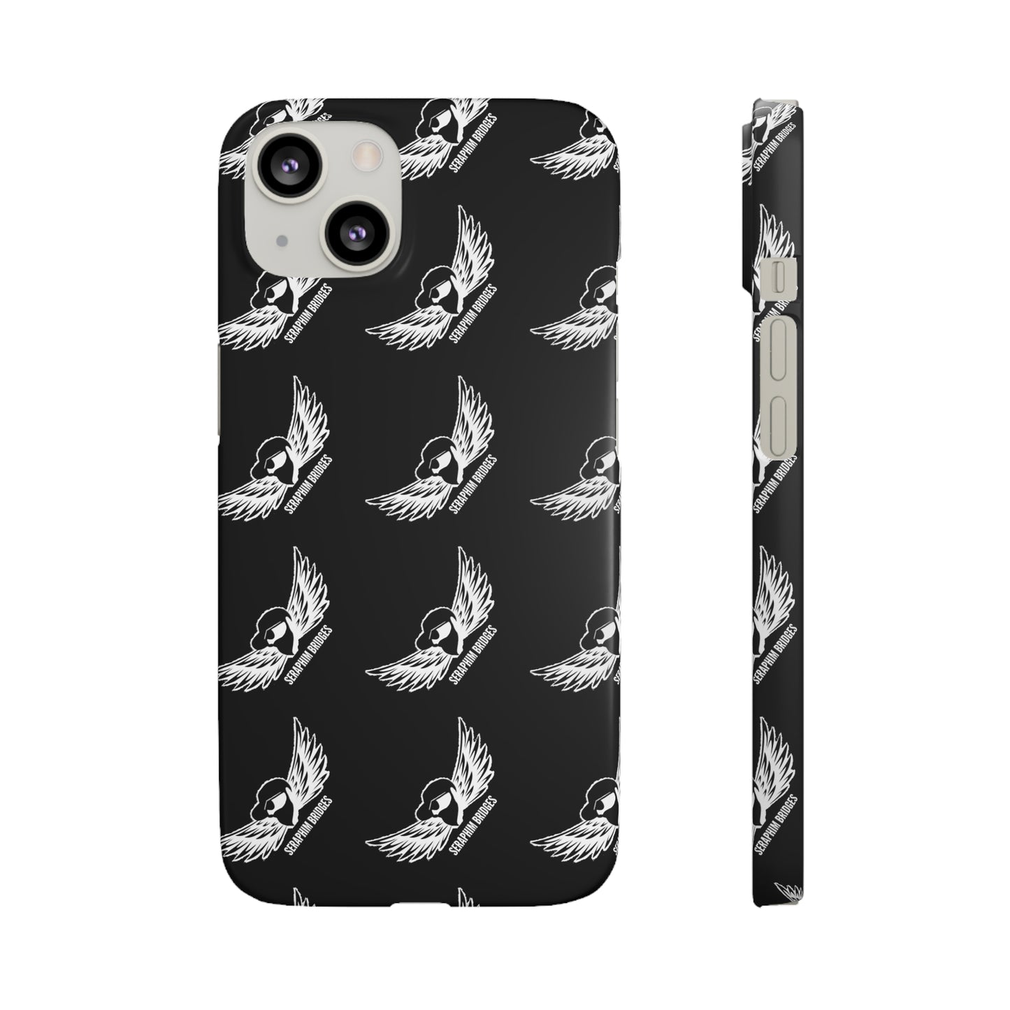 Seraphim Phone Snap Case Pattern Black