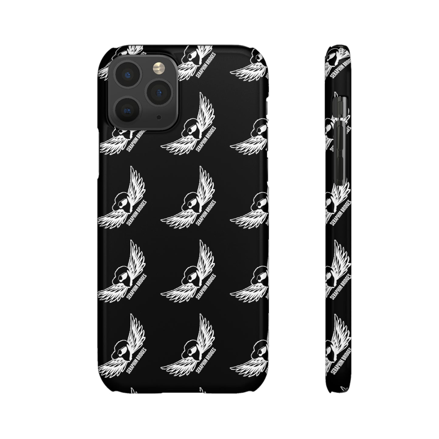 Seraphim Phone Snap Case Pattern Black