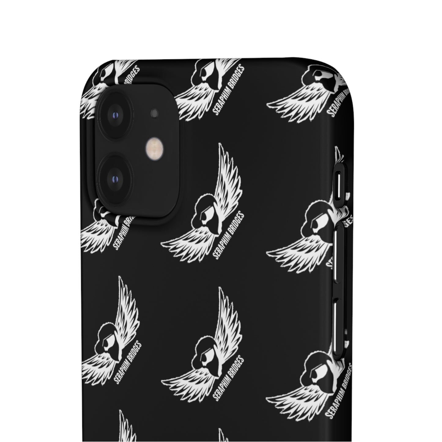 Seraphim Phone Snap Case Pattern Black