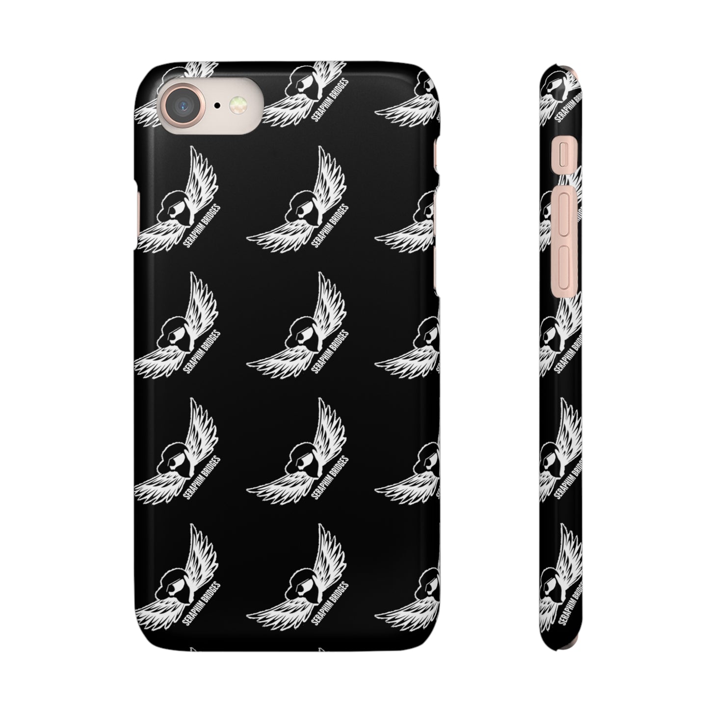 Seraphim Phone Snap Case Pattern Black