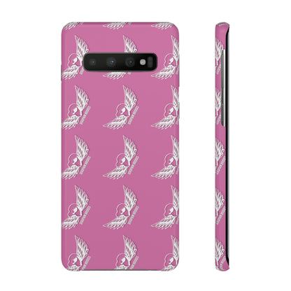 Seraphim Bridges White Snap Cases Pattern Pink