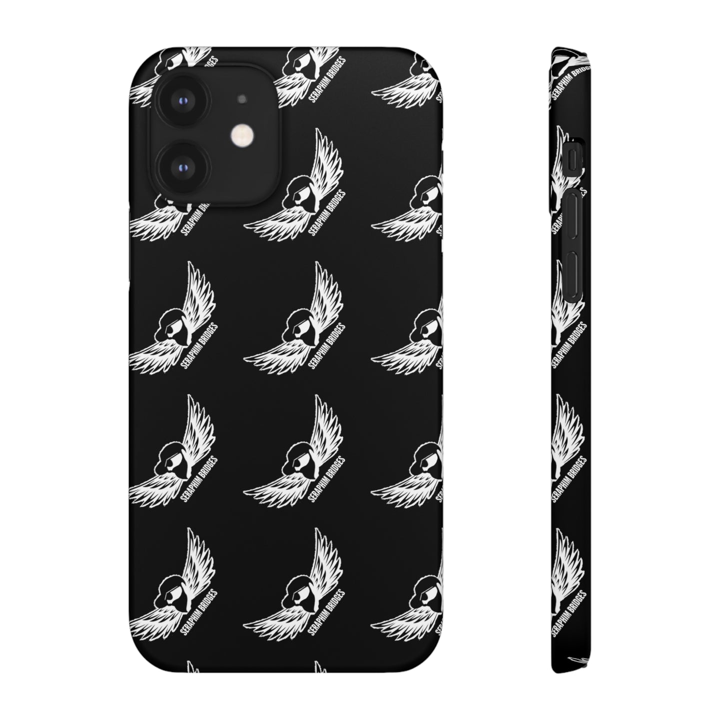 Seraphim Phone Snap Case Pattern Black