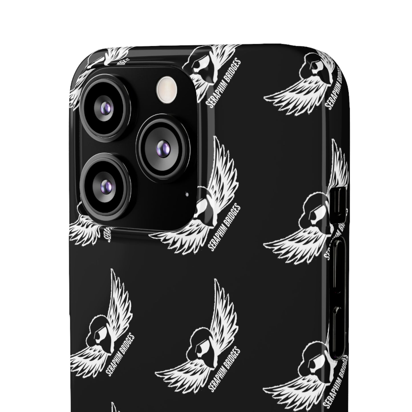 Seraphim Phone Snap Case Pattern Black