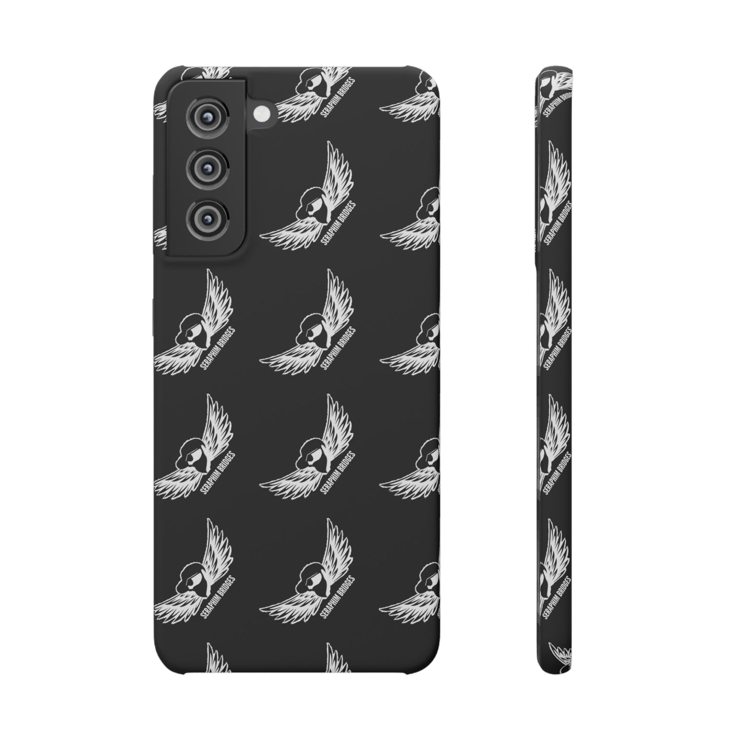 Seraphim Phone Snap Case Pattern Black