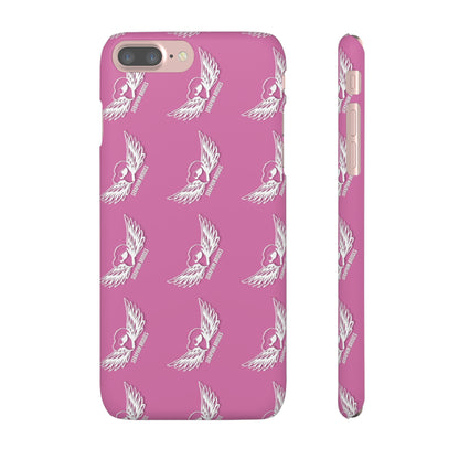 Seraphim Bridges White Snap Cases Pattern Pink