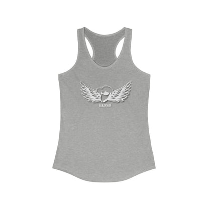 Women's Ideal Racerback Tank White Design