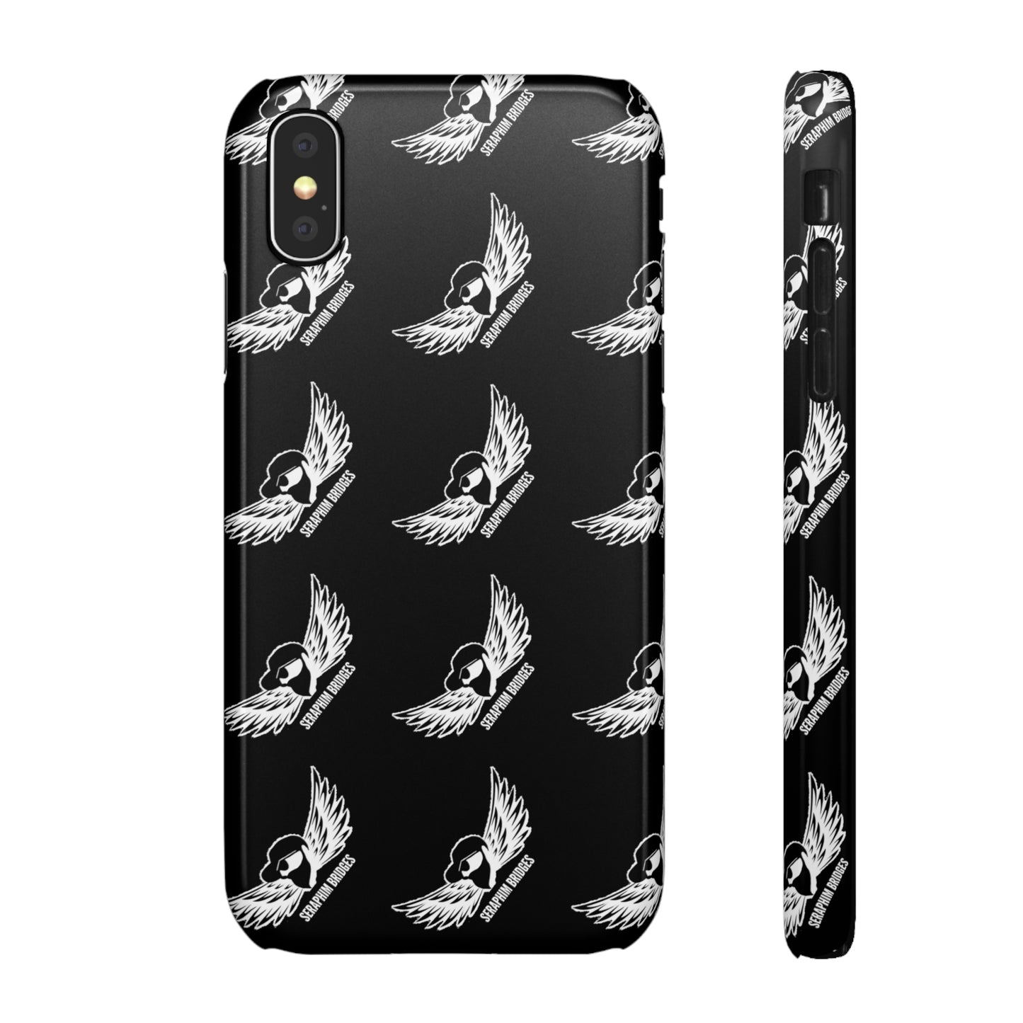 Seraphim Phone Snap Case Pattern Black