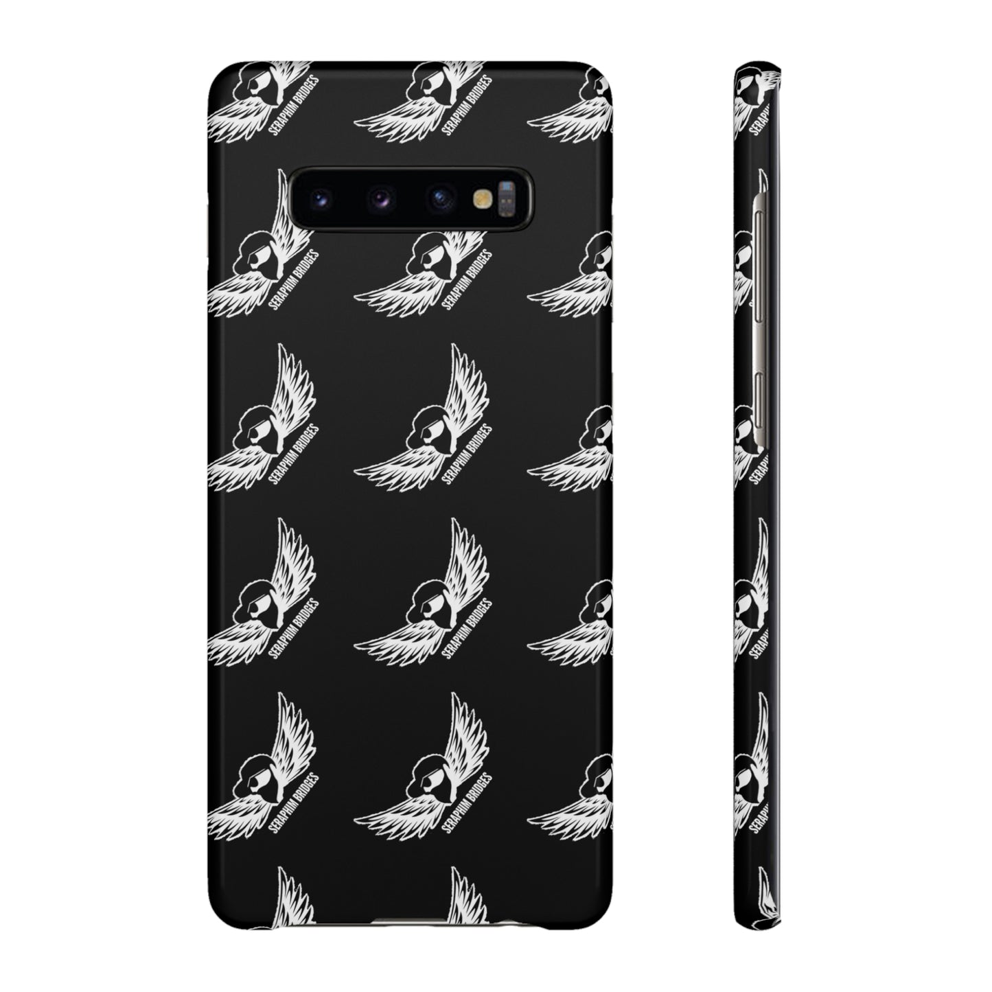 Seraphim Phone Snap Case Pattern Black