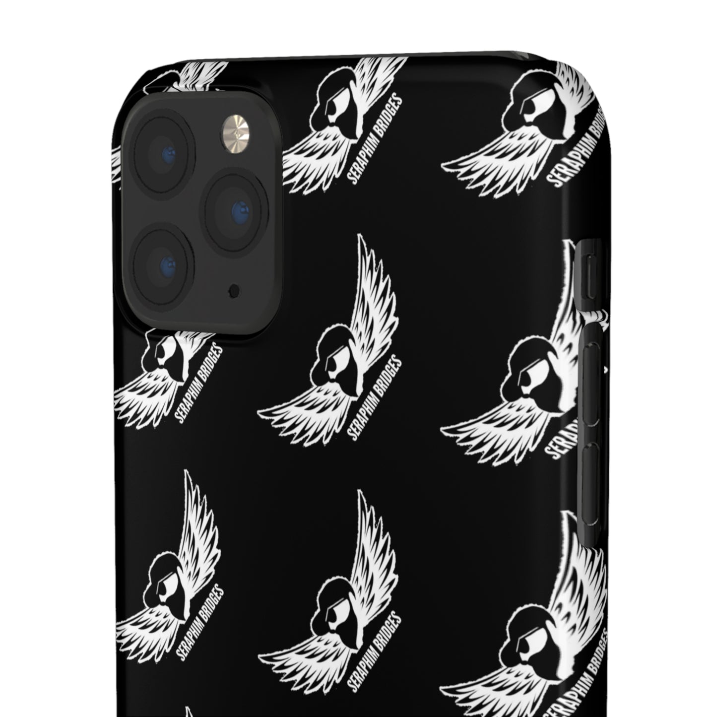 Seraphim Phone Snap Case Pattern Black